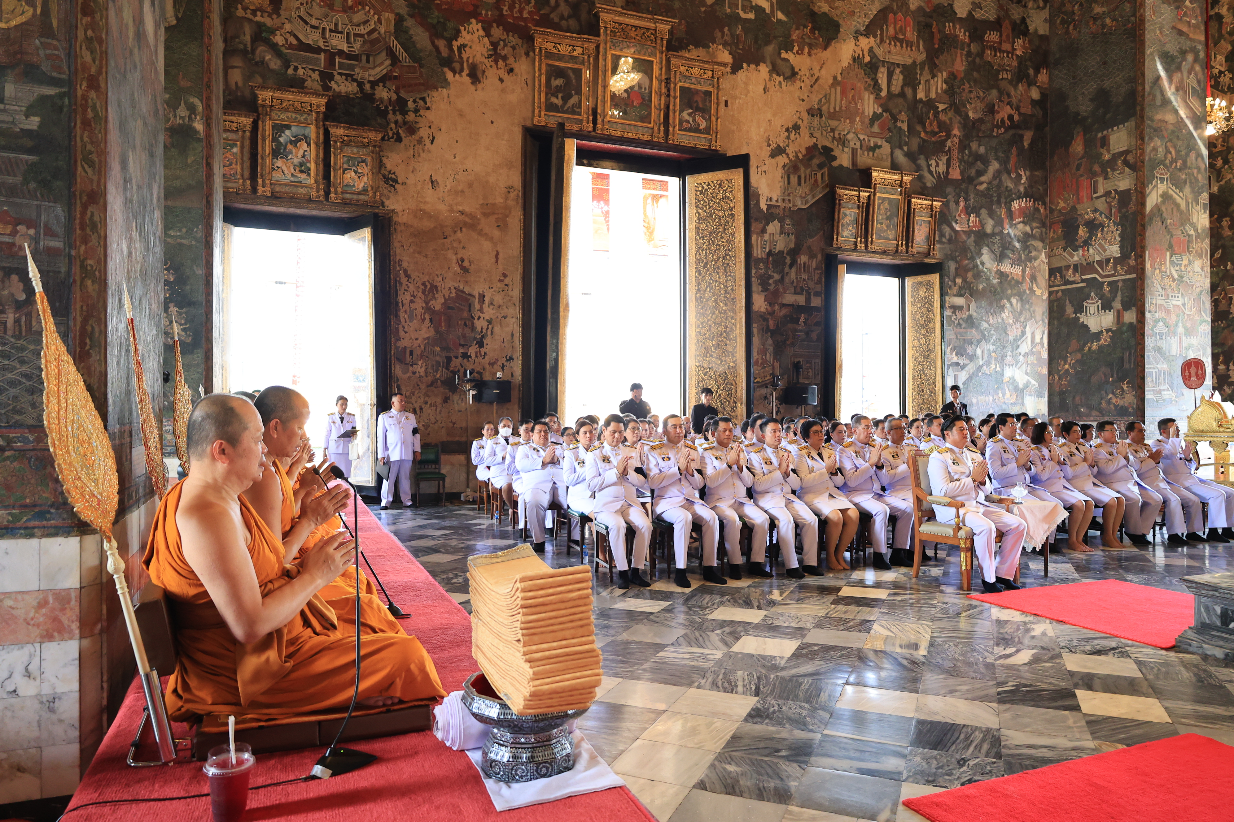 title - ส.ป.ก. ร่วมพิธีสวดพระพุทธมนต์ถวายเป็นพระราชกุศล เนื่องในวันคล้ายวันสวรรคตสมเด็จพระนางเจ้าสิริกิติ์ พระบรมราชินีนาถ พระบรมราชชนนีพันปีหลวง 24 ตุลาคม 2569